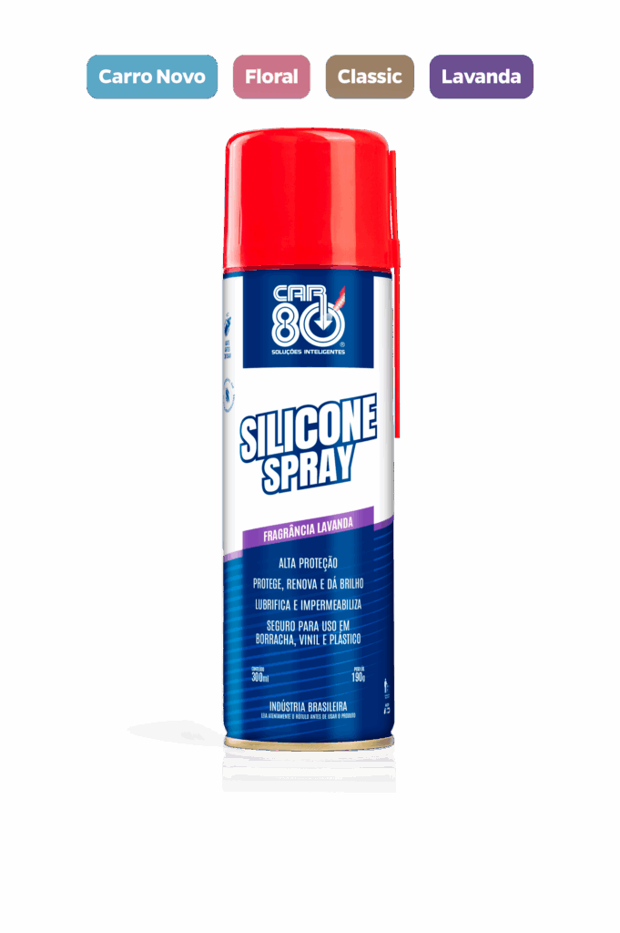 Silicone spray. Protetor de peças plásticas. lubrificante alta proteção impermeavel.